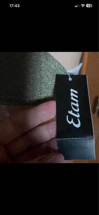 Sujetador bikini Etam verde brillante