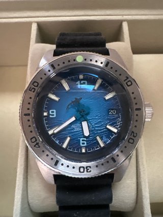 Reloj Automático Hombre Esfera Azul