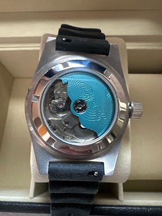 Reloj Automático Hombre Esfera Azul