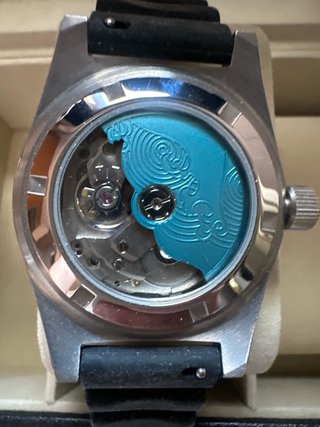 Reloj Automático Hombre Esfera Azul