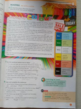 Libro de Inglés 3 ESO Choices Student's book.
