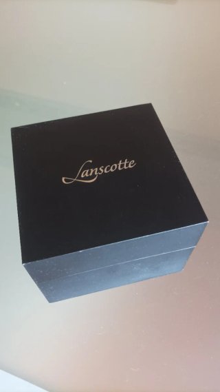 Reloj Lanscotter Cronógrafo Dorado Negro