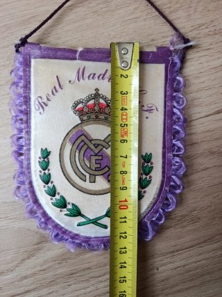 Banderín antiguo ,escudo Real Madrid C de Fútbol
