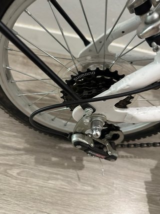 Bicicleta Plegable Blanca