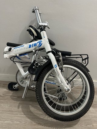 Bicicleta Plegable Blanca