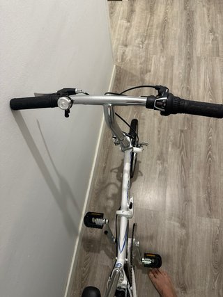 Bicicleta Plegable Blanca