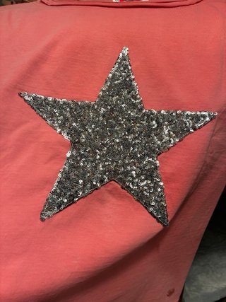 Camiseta Pepita Pérez estrella lentejuelas