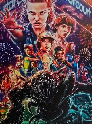 Quadro Stranger Things 40x60 Cm