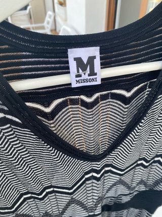 Vestido Missoni Negro y Blanco