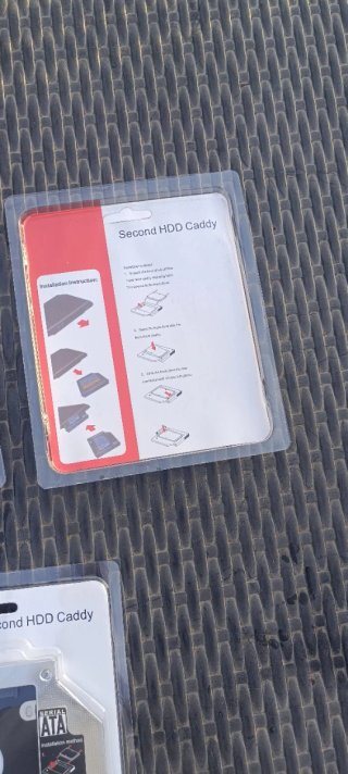 Cajas para segundo disco duro HDD 9mm