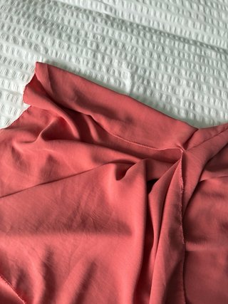 Vestido ligero coral talla única