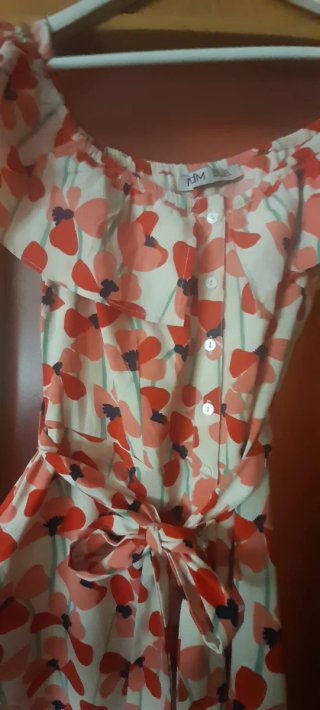 Vestido estampado flores