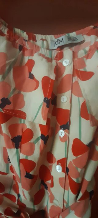 Vestido estampado flores