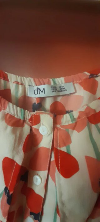 Vestido estampado flores