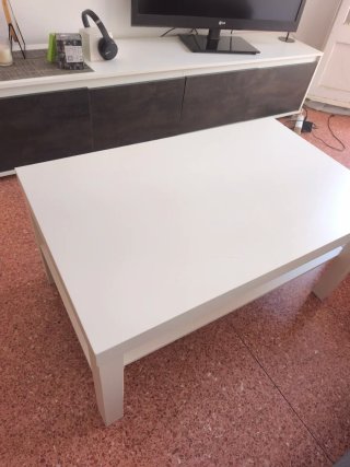 Mesa auxiliar comedor blanca