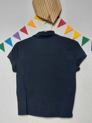 Camiseta Stradivarius Negra Talla M
