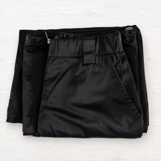 Pantalón cargo satinado Zara negro XS
