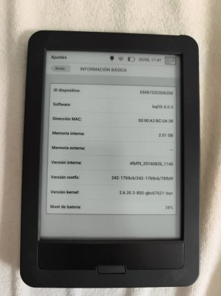 Ebook Bq Cervantes Touch Light Negro