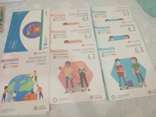 Libros sexto de primaria CRA los Almendros