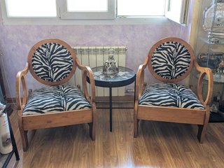 2 Sillones Diseño Moderno Zebra