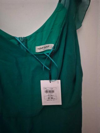 Vestido Naf Naf verde