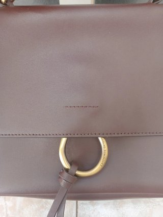 Bolso Adolfo Domínguez Piel Marrón Nuevo
