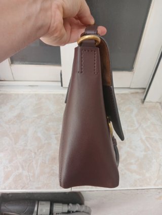 Bolso Adolfo Domínguez Piel Marrón Nuevo