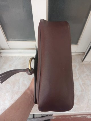Bolso Adolfo Domínguez Piel Marrón Nuevo