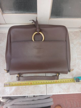 Bolso Adolfo Domínguez Piel Marrón Nuevo