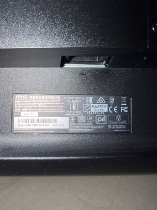 Monitor Curvo MSI