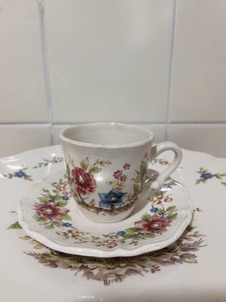 Fuente y Taza Sarreguemines