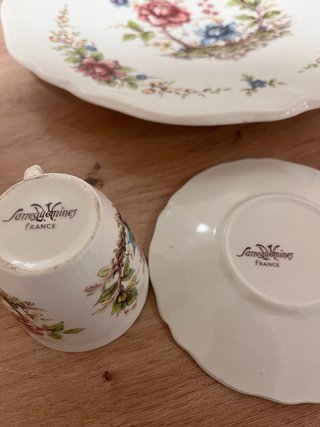 Fuente y Taza Sarreguemines