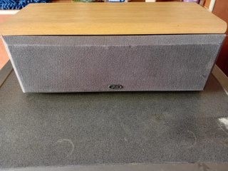 Altavoz Home Cinema Marrón y Plata
