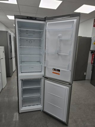 Frigorífico Indesit combi clase E 202,7x60cm inox