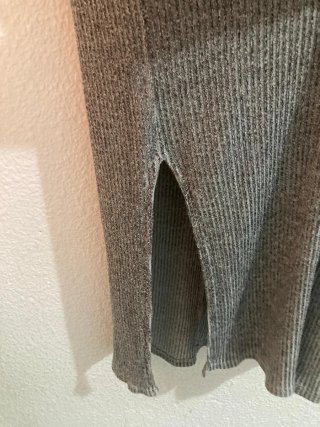 Vestido gris tirantes cómodo