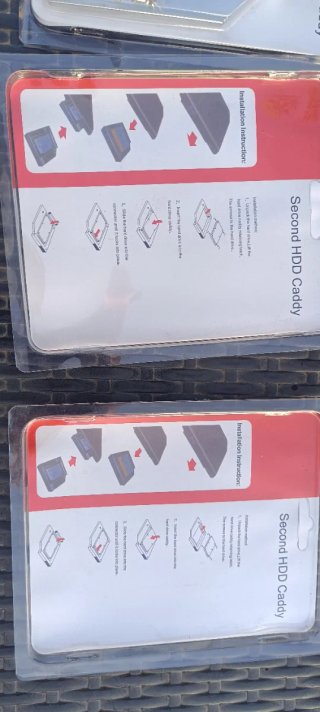 5 Cajas disquetera ,disco duro portátil Caddy HDD