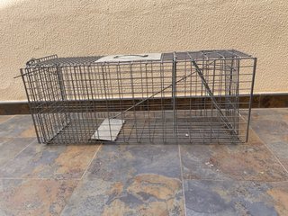 Jaula para gatos de metal
