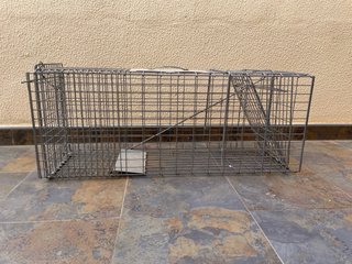 Jaula para gatos de metal