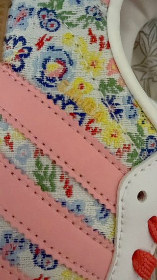 Adidas Zapatillas Flores Rosas Blancas