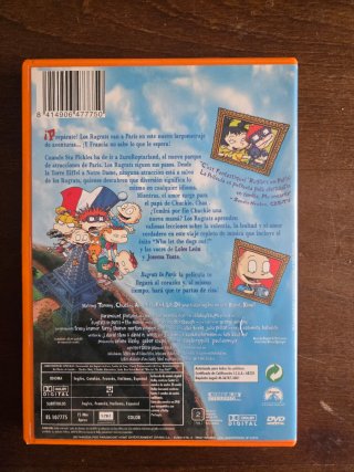 Rugrats en París: La Película DVD