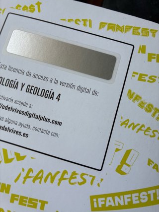 Biología y Geología 4, Secundaria, Fanfest Edel...