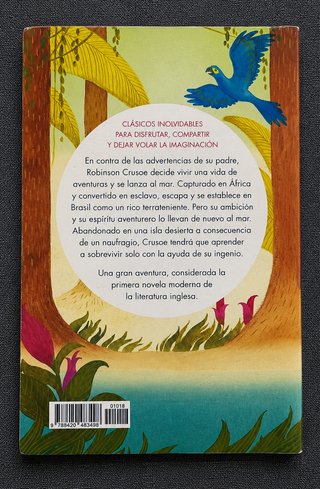 Libro Robinson Crusoe "Daniel Defoe"