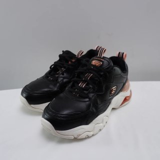 Zapatillas Skechers Negras y Doradas