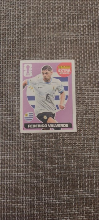 Cromo Federico Valverde Extra Sticker Panini