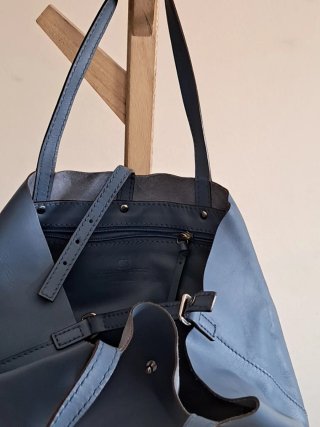 Bolso Piel Gloria Ortiz Azul