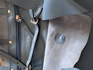 Bolso Piel Gloria Ortiz Azul