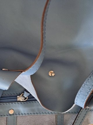 Bolso Piel Gloria Ortiz Azul