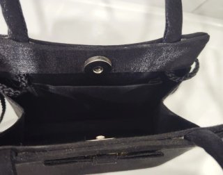 Bolso de ceremonia negro