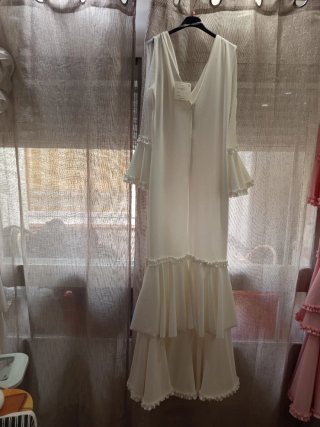 Vestido Flamenca Blanco