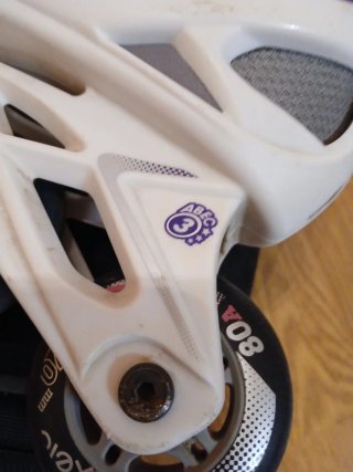 Patines en línea Oxelo morado y gris